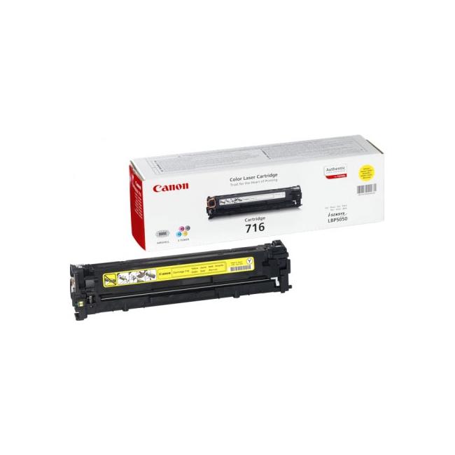 Toner Canon CRG-716 gelb (1.500 Seiten) für LBP 5050/5050N/MF 8030CN/8050CN