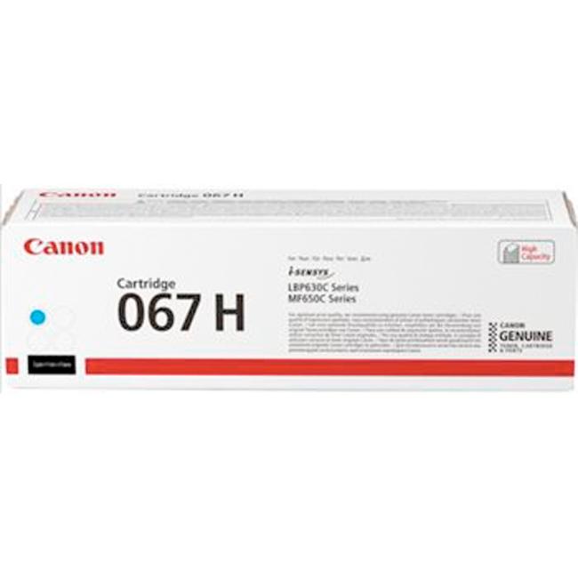 Toner Canon CRG-067H Cyan (2.350 Seiten) für i-SENSYS MF651Cw/655Cdw/657Cdw, LBP631Cw/633Cdw