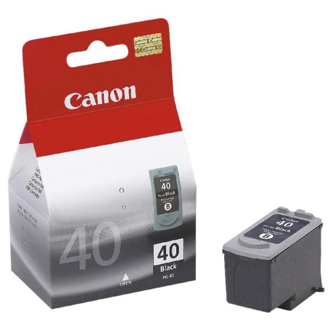 [CA160040] Canon PG-40 Tintenpatrone für MP 150/160/170/180/450/460/iP 2200/ MX300 Schwarz (490 Seiten)