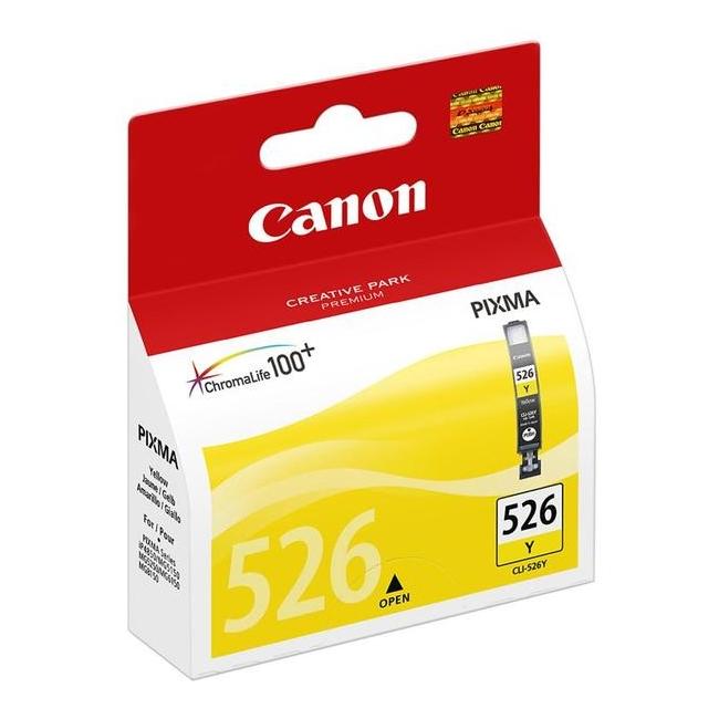 Canon CLI-526 Tintenpatrone für MG 5150/5250/6150/8150 gelb (450 Seiten)