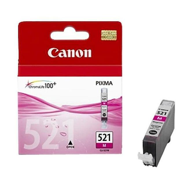 Canon CLI-521 Tintenpatrone für MP 540/620/630/980/iP 3600/4600 Magenta (460 Seiten)