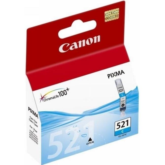 Canon CLI-521 Tintenpatrone für MP 540/620/630/980/iP 3600/4600 Cyan (460 Seiten)