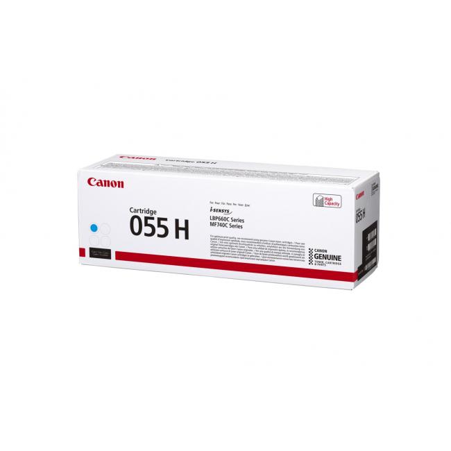 Toner Canon CRG-055H Cyan (5.900 Seiten) für i-SENSYNS LBP663Cdw/ MF742Cdw