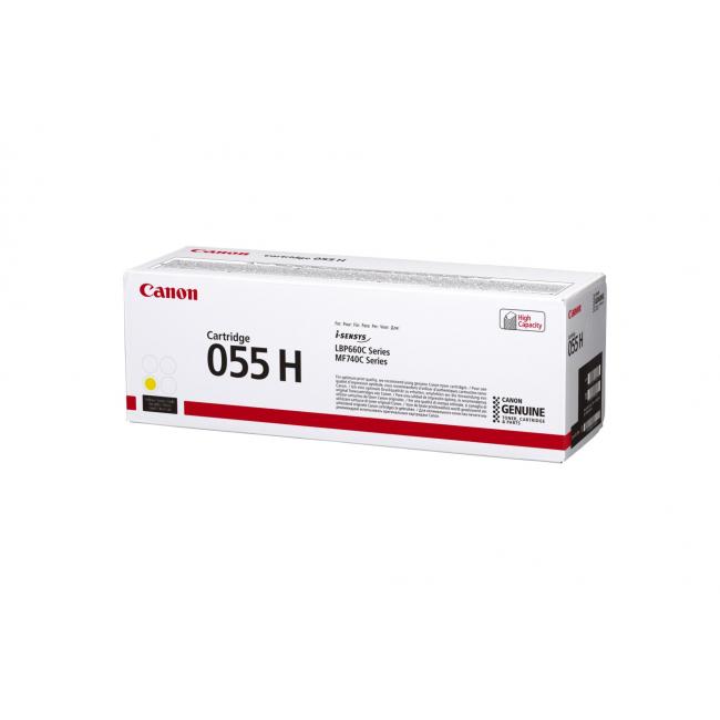 Toner Canon CRG-055H gelb (5.900 Seiten) für i-SENSYNS LBP663Cdw, MF742Cdw