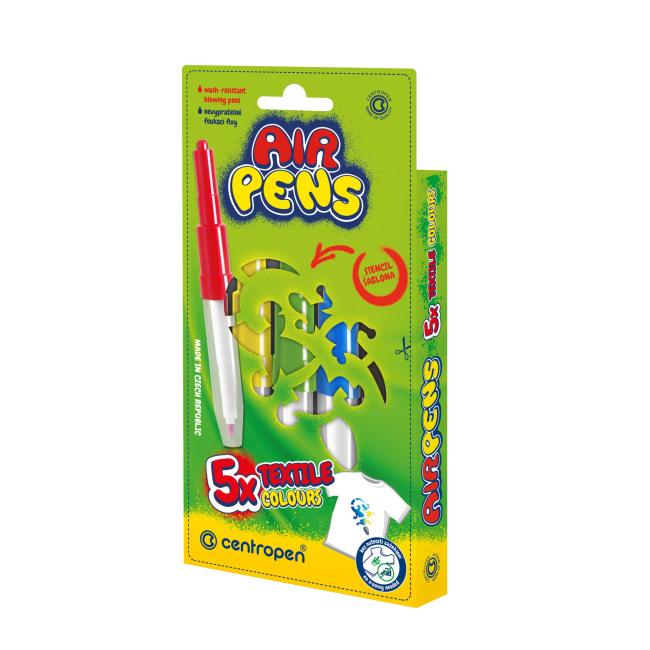 [CE153905] Centropen 5f Textil-Airbrush-Marker