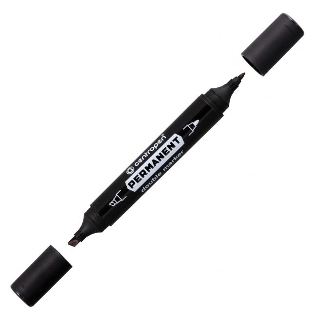 Permanentmarker Centropen 1666 Doppelschwarz