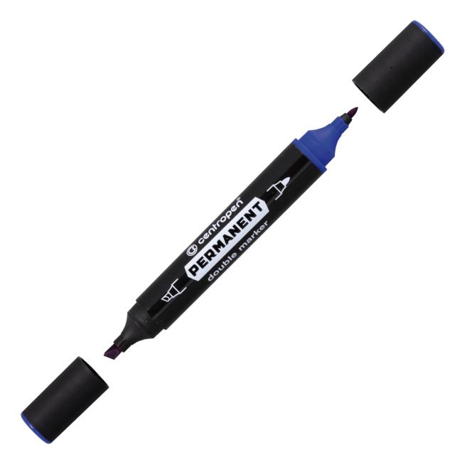 Permanentmarker Centropen 1666 Doppelblau