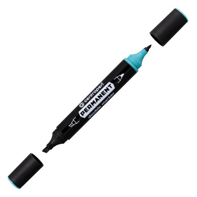 [CE166640] Permanentmarker Centropen 1666 Doppelgrün