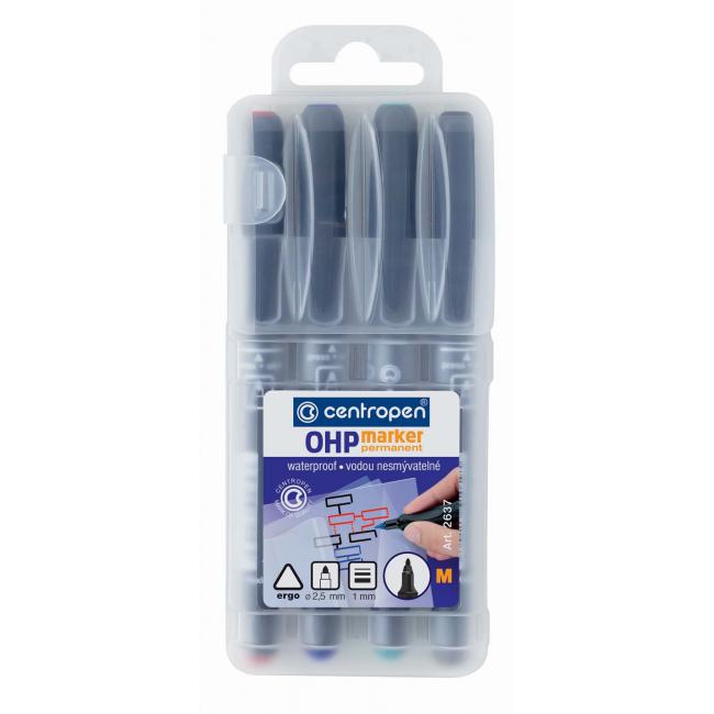 Centropen 2637 M/4S OHP Marker-Set