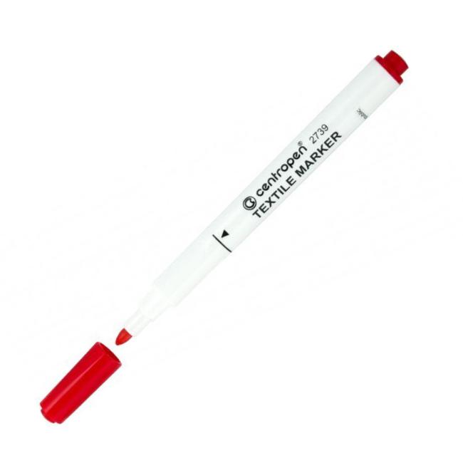 [CE273920] Textilmarker Centropen 2739 rot