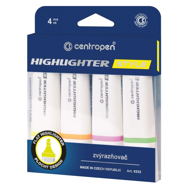 [CE625241] Centropen STYLE 4f Textmarker-Set