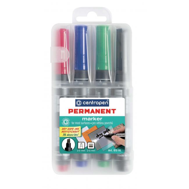 Centropen 8516/4S Permanentmarker-Set