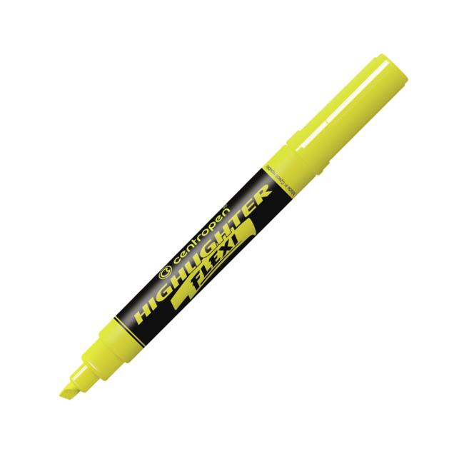 Centropen 8542 Flexi Textmarker gelb