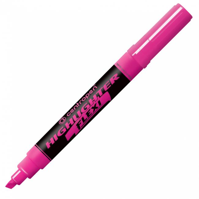[CE854253] Centropen 8542 Flexi Textmarker pink