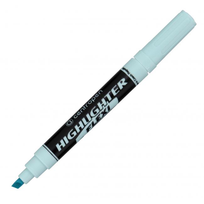 [CE854258] Centropen 8542 Flexi Soft Textmarker blau