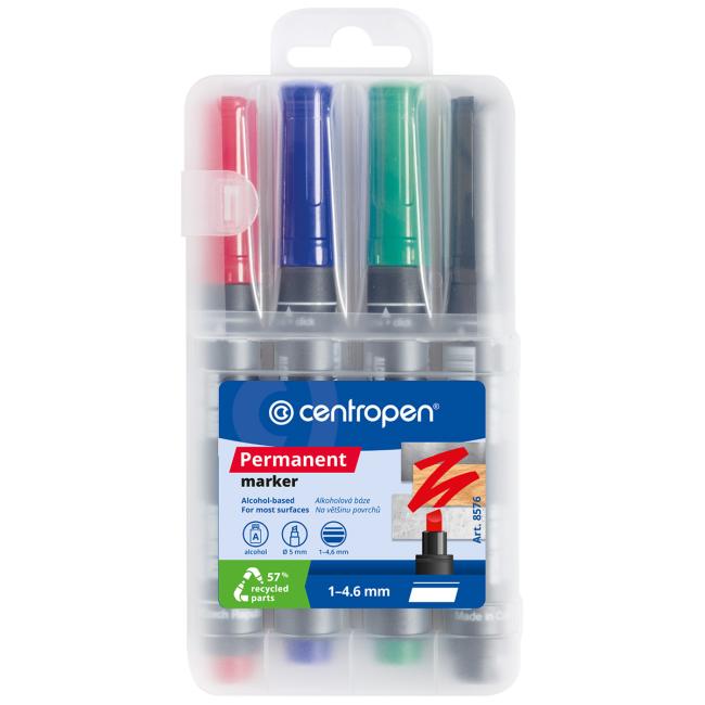Centropen 8576/4S Permanentmarker-Set