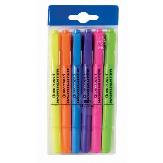[CE872206] Centropen 8722/6S Textmarker-Set