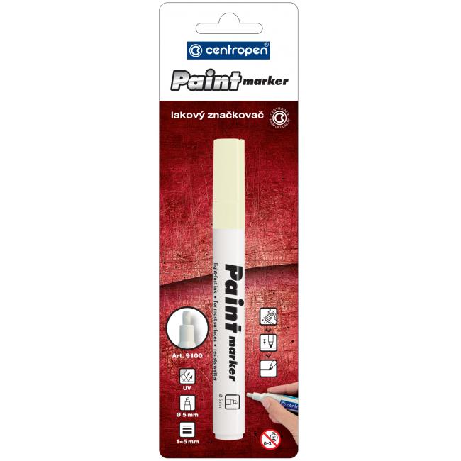 [CE910000] Centropen 9100 Lackmarker weiß
