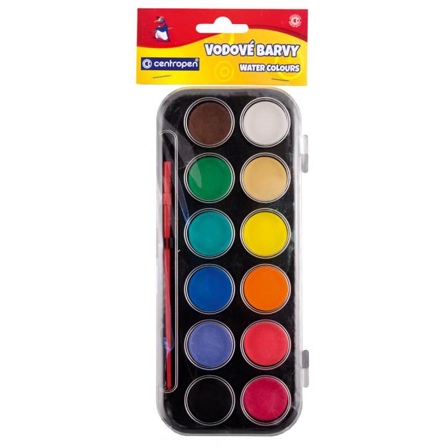 [CE954012] Centropen Aquarellfarben 9540/12, 30 mm