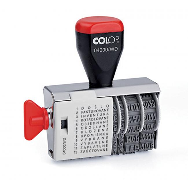 Briefmarkensammlung 04000/WD – 12 Wörter + Datum