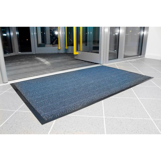 Vyna-Plush Matte 60x90cm schwarz/blau