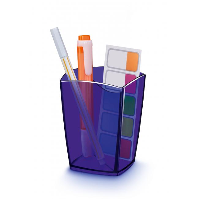 Stifthalter Cep Happy, transparent blau