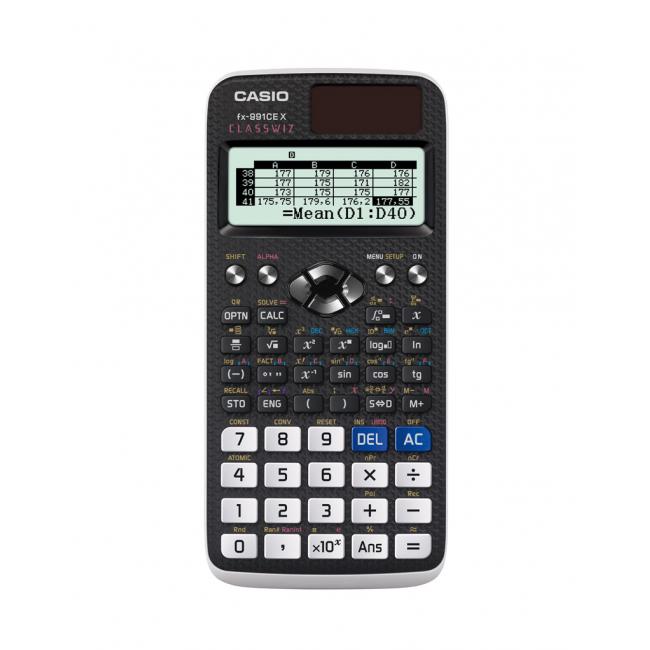 Casio fx-991CE X wissenschaftlicher Taschenrechner, schwarz