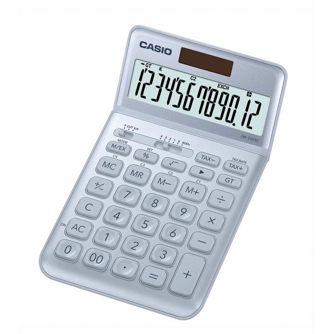 Casio JW-200SC BU Taschenrechner, silber