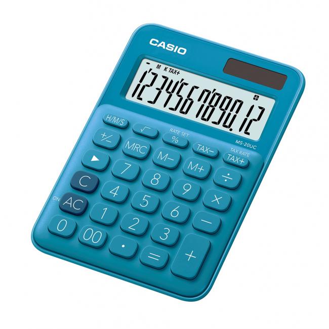 [CS013198] Casio MS-20UC Taschenrechner blau