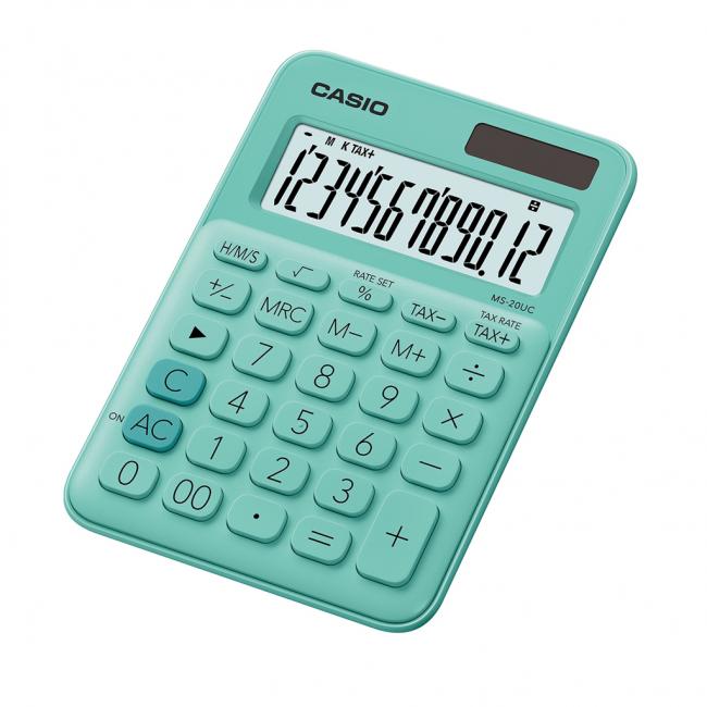 [CS013200] Casio MS-20UC Taschenrechner grün