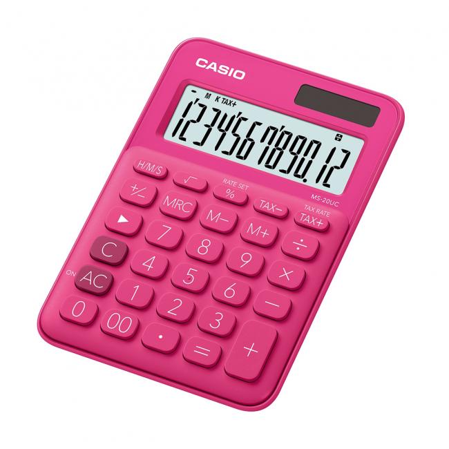 [CS013242] Taschenrechner Casio MS-20UC magenta