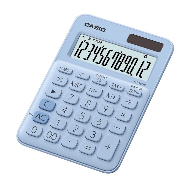 Taschenrechner Casio MS-20UC hellblau