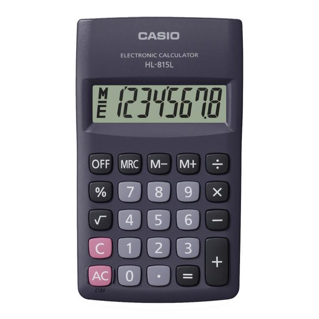 Casio HL-815L Taschenrechner, schwarz