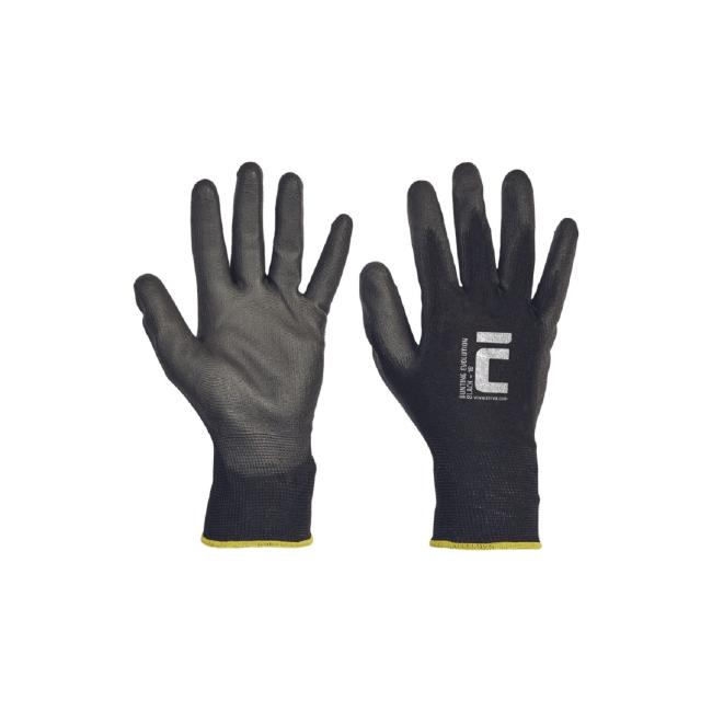 [CV599090] Nahtlose Strickhandschuhe aus Polyester. Bunting Black Evolution, Größe 9/L