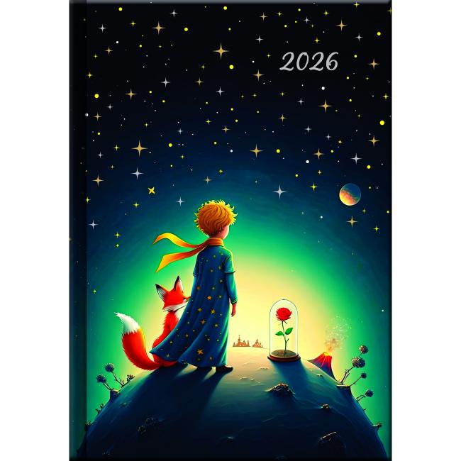 [D14] Tagebuch A5 14,2 x 20,4 cm - ART Der kleine Prinz 2026
