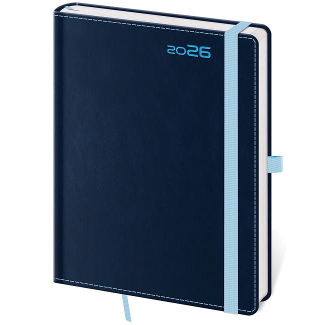 DOUBLE BLUE Wochenkalender A5 14,3x20,5cm 2026