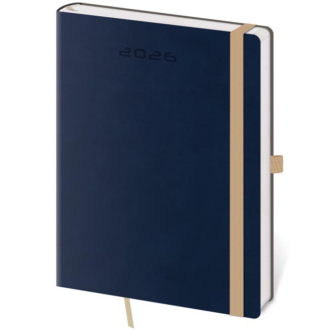 [DF433-11] Flexies Wochenkalender B6 12x16,5cm dunkelblau 2026