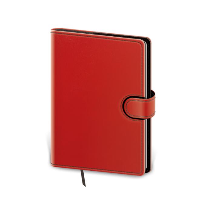 Tägliches Wendetagebuch B6 12x16,5cm - rot/schwarz 2026