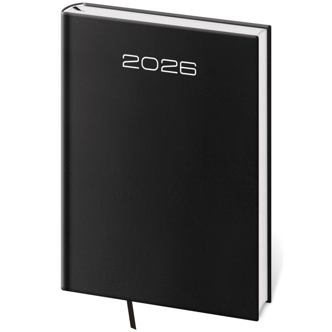 Diary Old Karachi weekly B5 17x24 cm black 2026