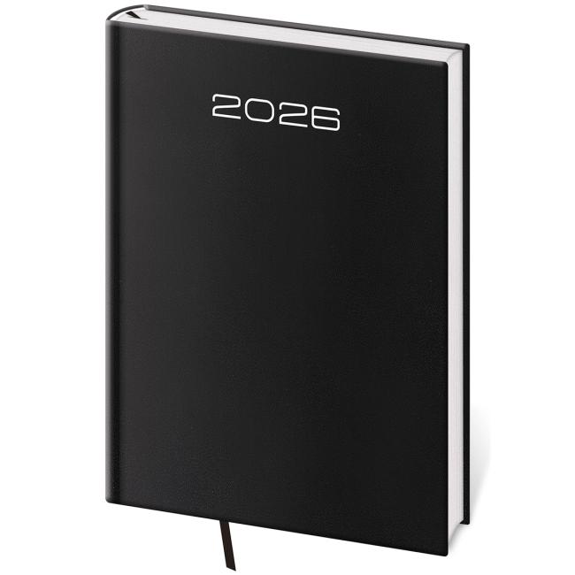 [DK423-1] Tagebuch Old Karachi wöchentlich A5 14,3x20,5 cm schwarz 2026