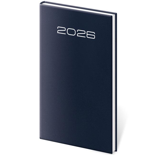 Old Karachi Wochenkalender im Taschenformat, blau, 2026