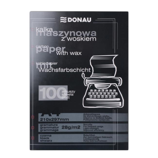 [DO003000] Schwarzes Kohlepapier, 100 Stück.