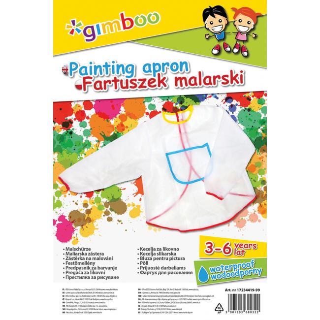 [DO050817] Gimboo Kinder-Malschürze, transparent
