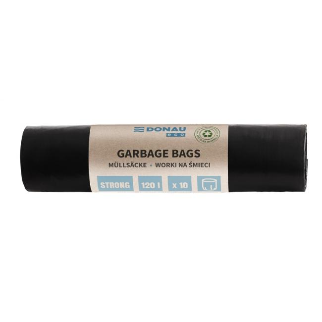 [DO143205] DONAU ECO Starksäcke, 120 l, 35 µm, 10 Stück, schwarz, LDPE