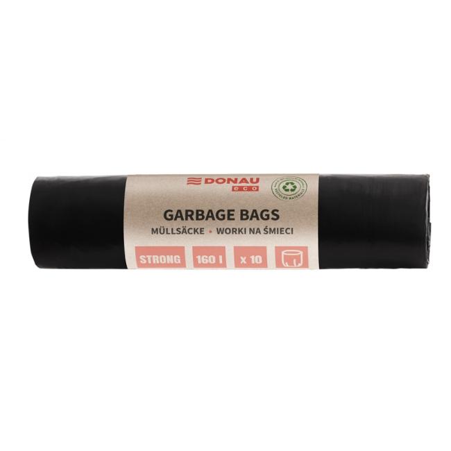 [DO144205] DONAU ECO starke Säcke, 160 l, 70 µm, 10 Stück, schwarz, LDPE
