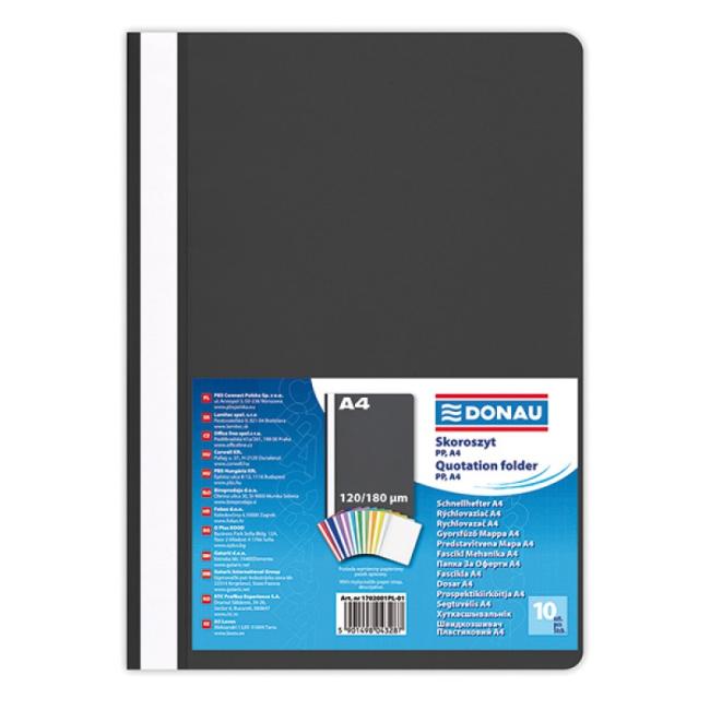 DONAU Quick Binder Schwarz
