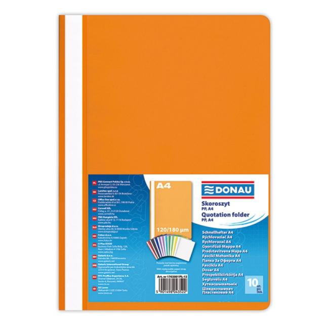 DONAU Schnellbinder Orange