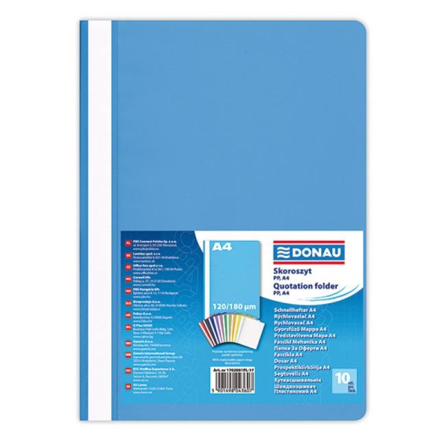 DONAU Quick Binder Hellblau