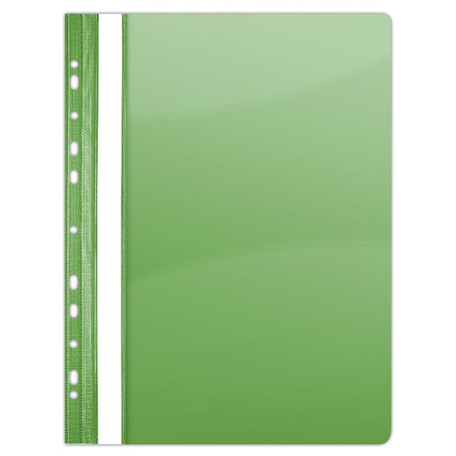 [DO170406] PVC-Schnellbinder mit Euro-Perforation, DONAU glänzend grün