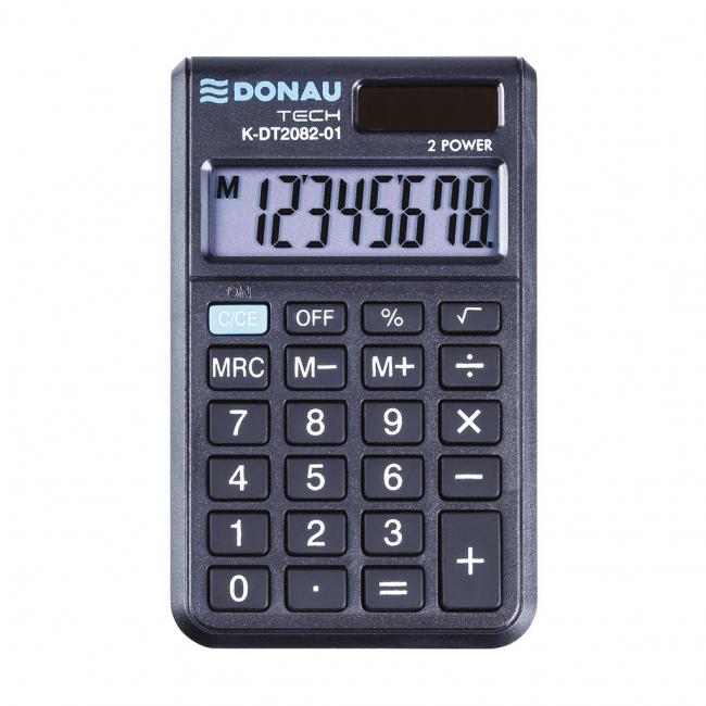 Taschenrechner Donau Tech K-DT2082 schwarz